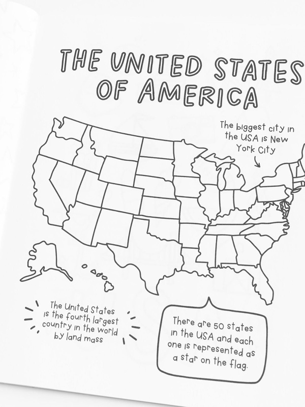 USA Coloring Book, 3 of 4