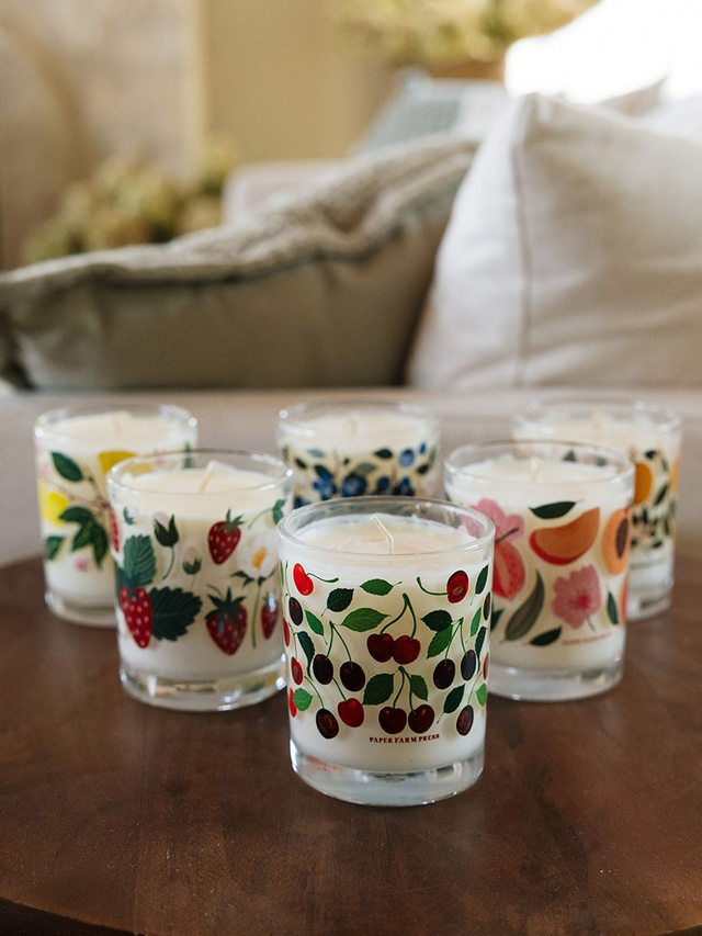 Cherry Grove Scented Soy Hand-Poured Candle, 4 of 6