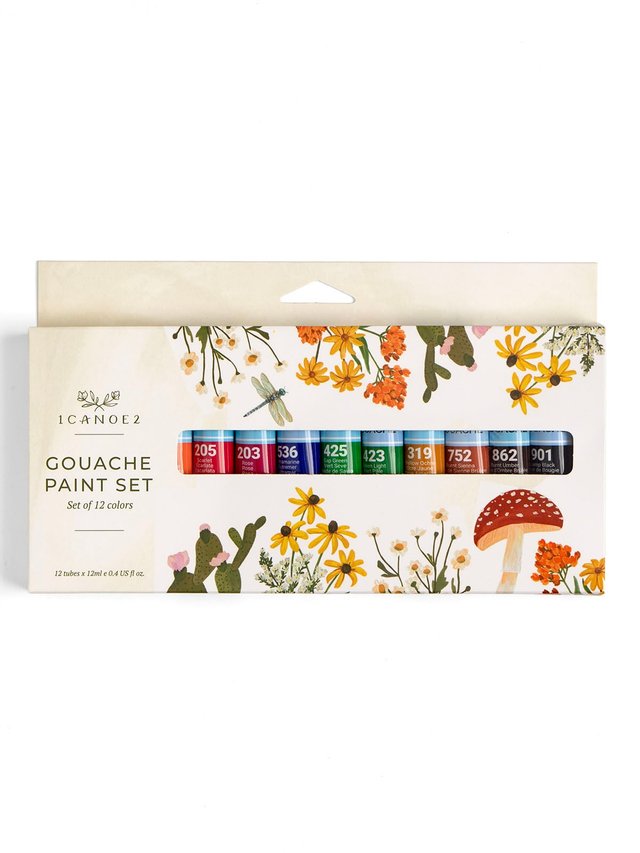 Gouache Paint Set – 12 Colors, 1 of 3