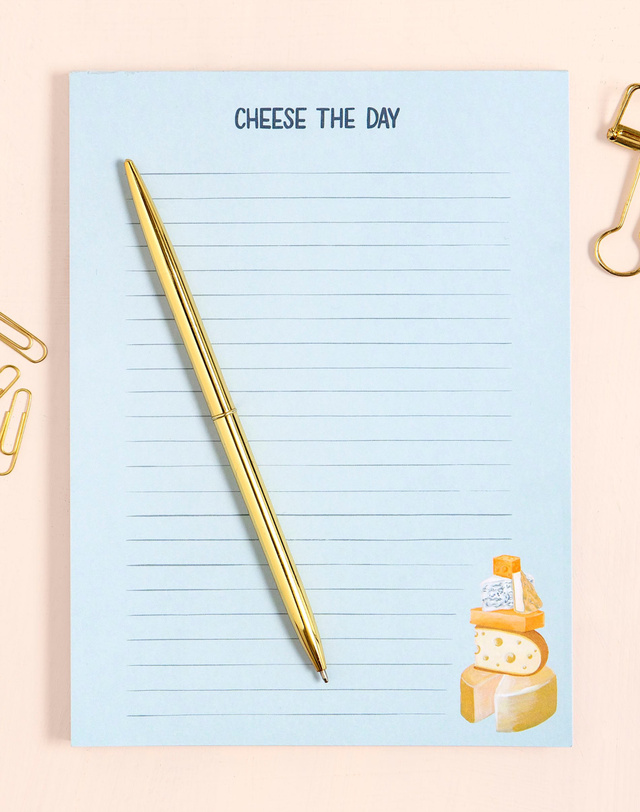 Cheese The Day Notepad, 1 of 2