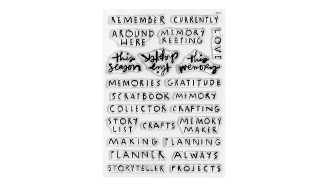 Stamps Are Fun 6×8 Stamp Set - February 2025 , 1 of 2