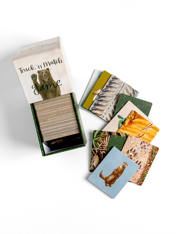 National Parks Animals & Tracks Memory Matching Card Game, 2 of 3