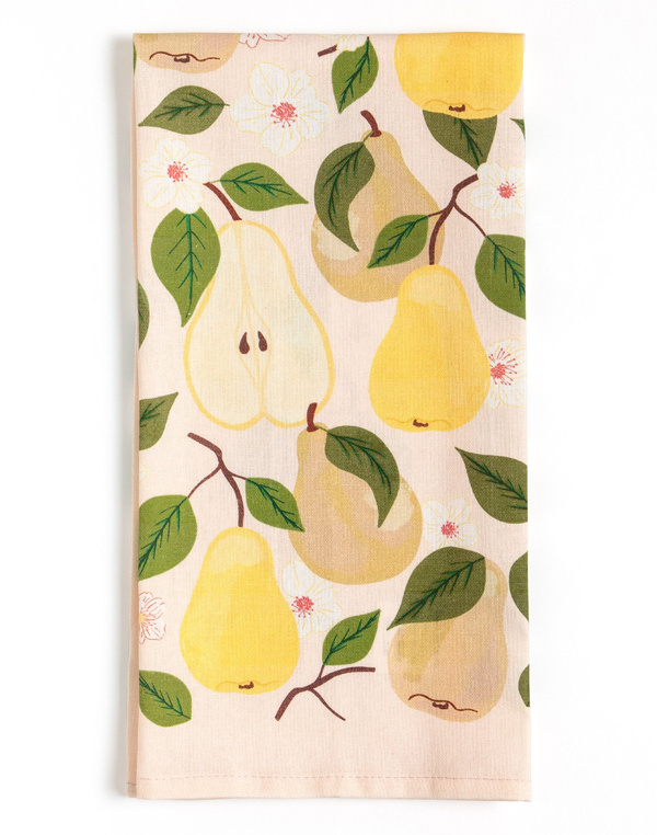 Pear Tree Tea Towel, 4 of 4