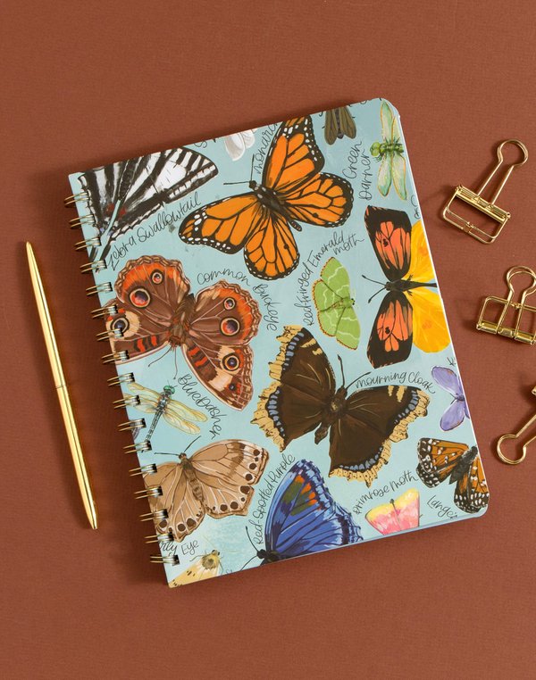 Flutter Friends Butterflies Spiral Notebook, 1 of 4