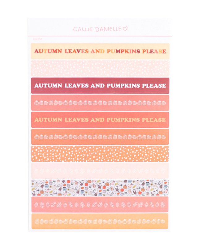 Fall Sticker Sheet, 1 of 4