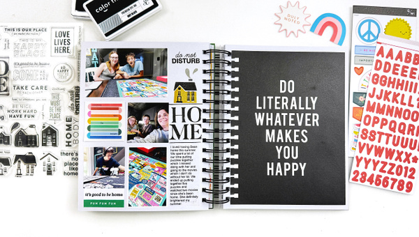 Stamp Set : 6×8 Home Is My Happy Place, 6 of 9