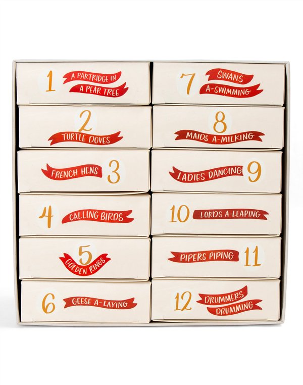 12 Days of Christmas - 50 Piece Mini Holiday Jigsaw Puzzles - Set of 12, 2 of 7