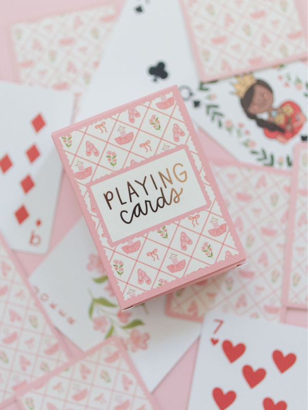 Ballet Florals & Bows - Deck of Playing Cards, 1 of 6