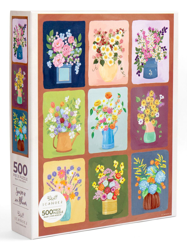 Seasons in Bloom - 500 Piece Floral Bouquets Jigsaw Puzzle, 1 of 8