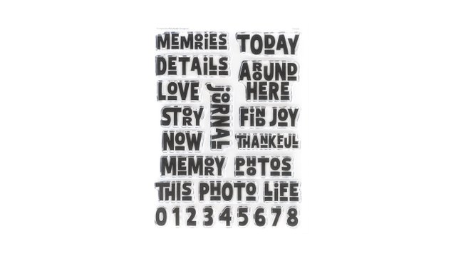 Stamps Are Fun 6×8 Stamp Set - July 2026, 1 of 2