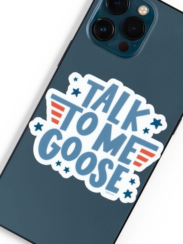 Talk To Me Goose Decal Sticker, 3 of 3