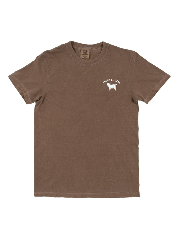 Goat Farmers Market Tee - Espresso, 4 of 4