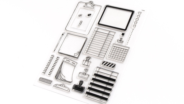 Stamp Set : 6×8 Clipboards and Charts, 2 of 6