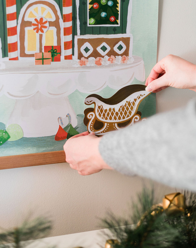 Christmas Countdown Calendar - Gingerbread House, 7 of 8