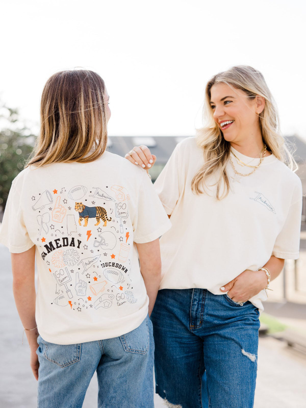 Auburn Football Game Day Tee - Ivory, 3 of 7