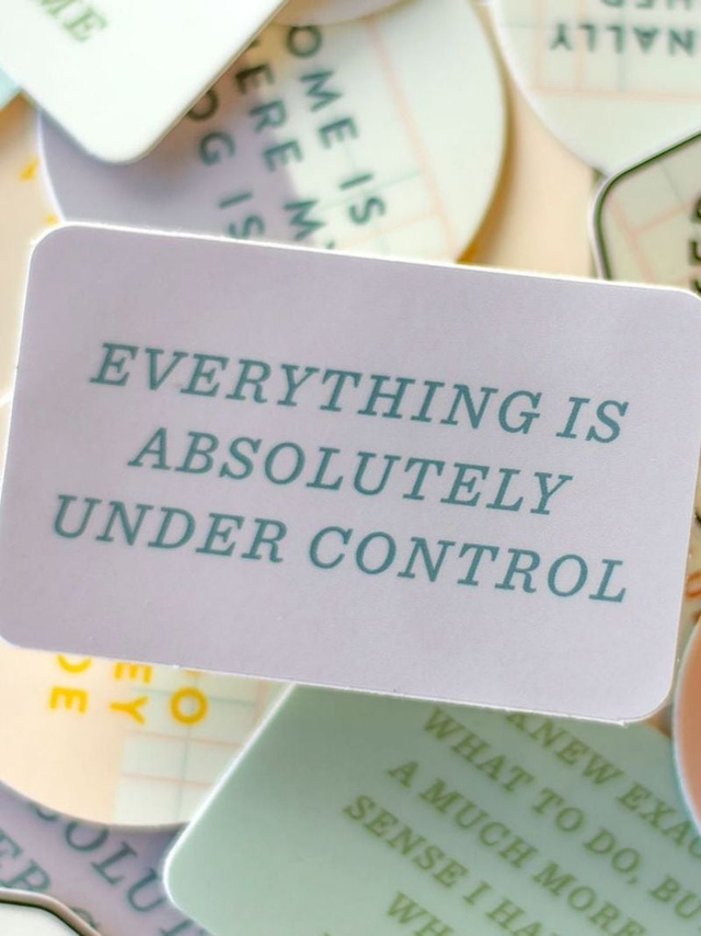 Everything Is Under Control Decal Sticker, 2 of 3