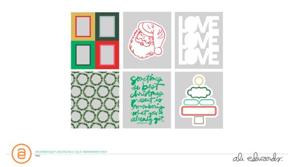 December Daily® 2026 Digital Transparency Pack, 1 of 1