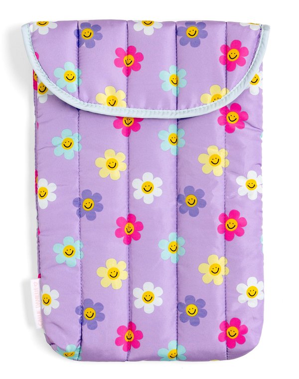 Happy Daisy Quilted Laptop Sleeve, 1 of 4