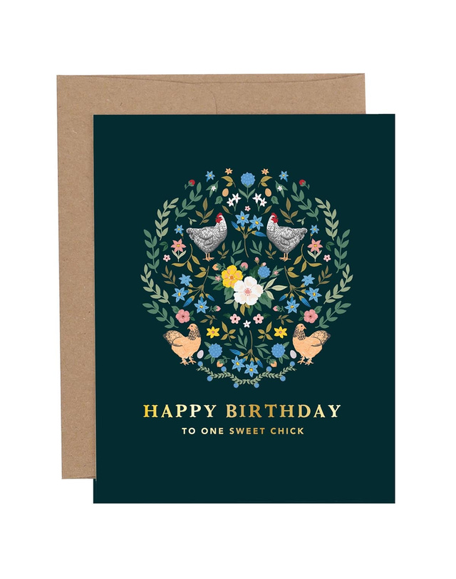 Happy Birthday To One Sweet Chick Greeting Card, 2 of 3