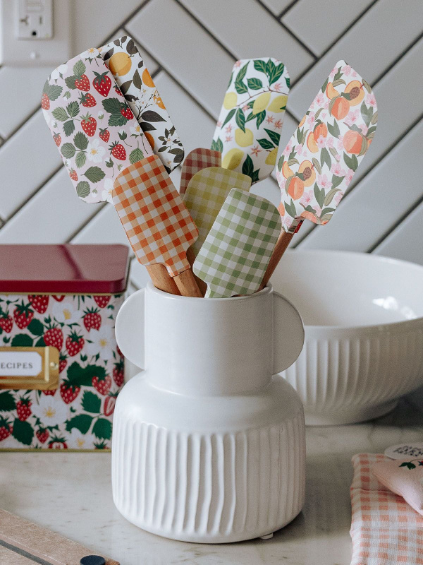 Lemon Grove Silicone Kitchen Spatulas - Set of 2, 6 of 8