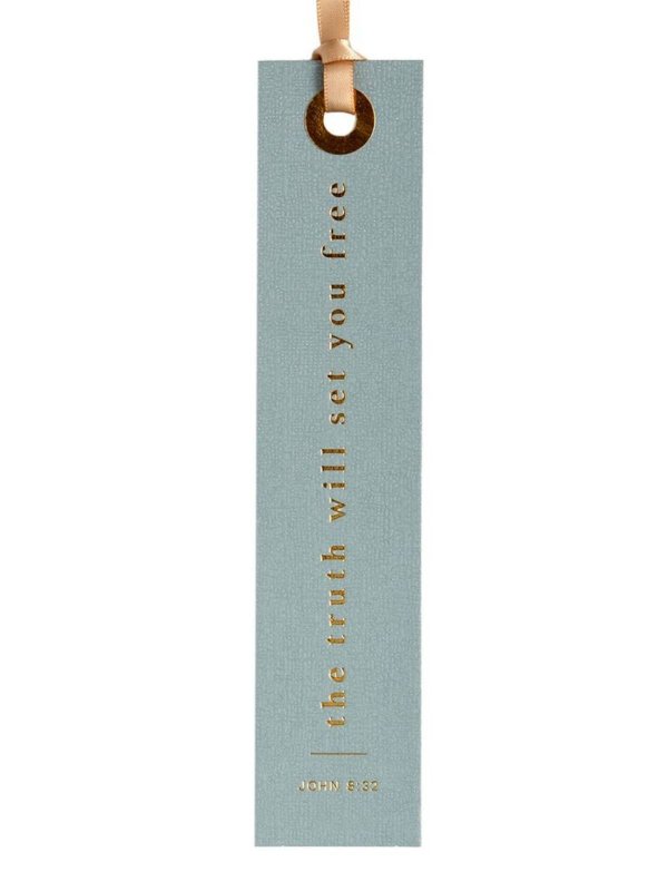 The Truth Will Set You Free Scripture Bookmark, 2 of 2