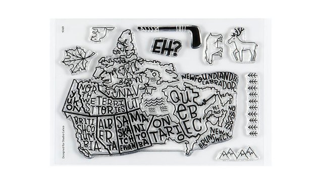 Stamp Set : 4×6 Canada, 1 of 1