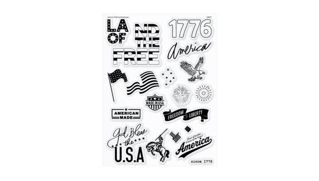 Stamp Set : 6×8 American Made, 1 of 1