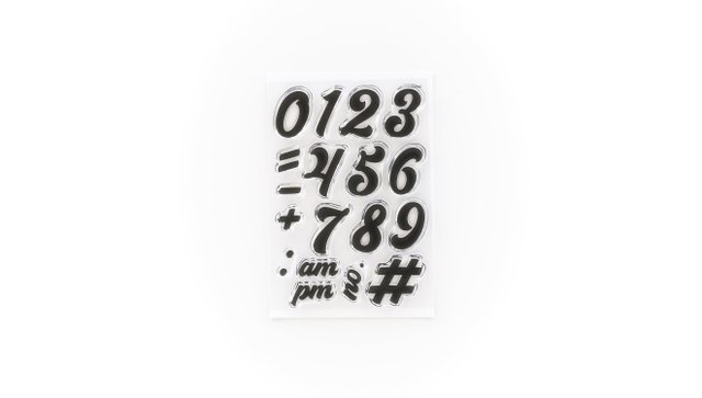 Numbers Are Awesome #6 4×6 Stamp Set, 1 of 3