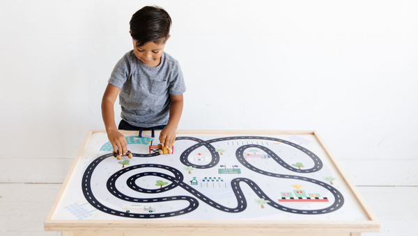 Table Top Race Track Play Mat, 6 of 7