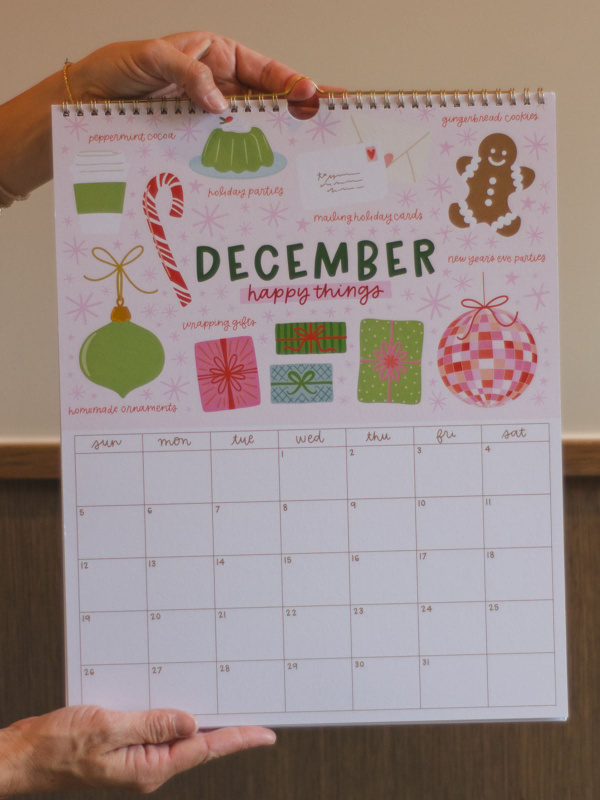 Year of Happy 2027 Spiral Hanging Wall Calendar, 6 of 10