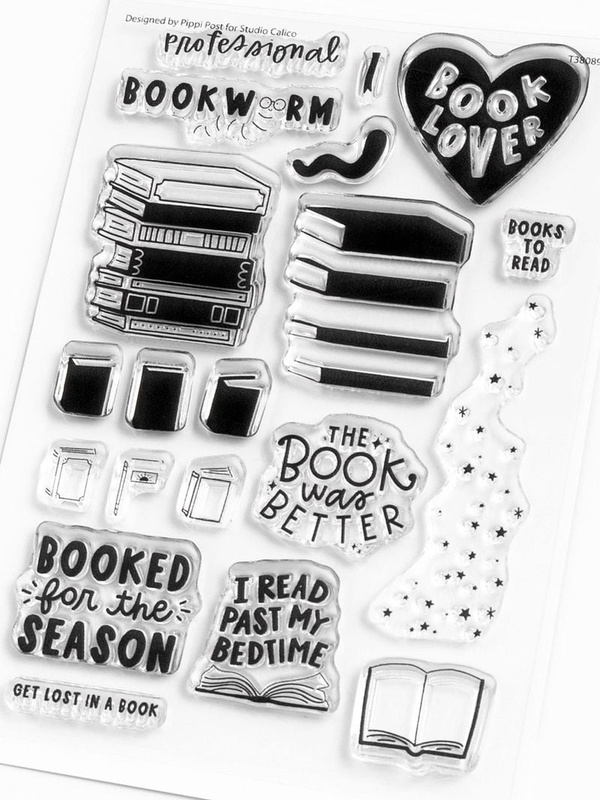 Stamp Set : 4×6 Book Lover by Pippi Post, 2 of 3