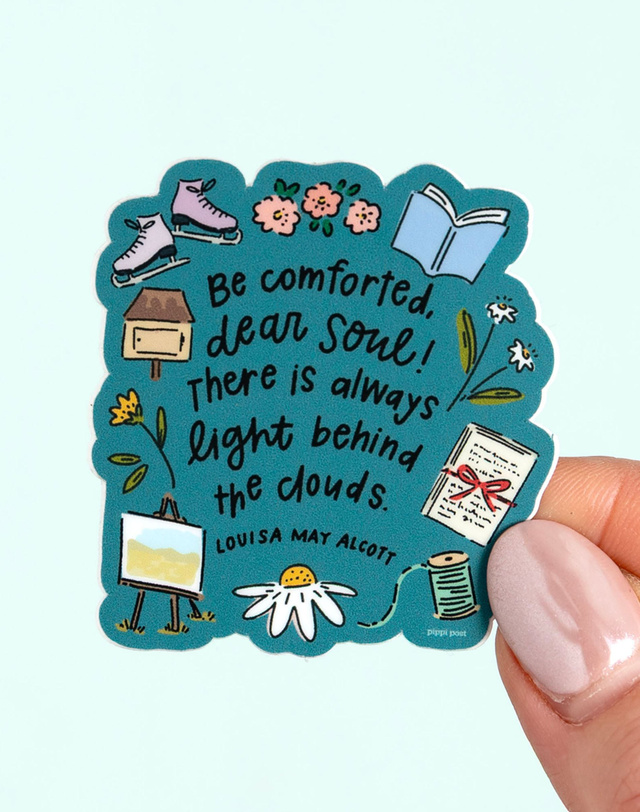 Be Comforted Little Women Decal Sticker, 3 of 4