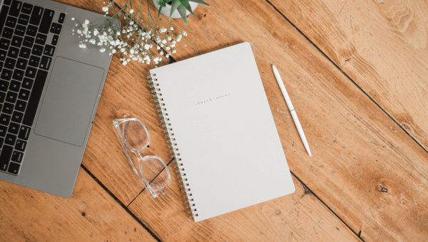 Dove Grey Bible Study Spiral Notebook, 11 of 13