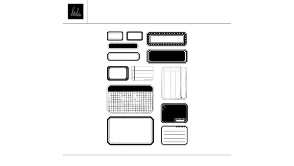 Digital 6×8 Label Stamp Set, 1 of 1