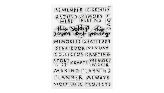 Stamps Are Fun 6×8 Stamp Set - February 2025 , 1 of 2
