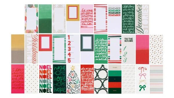 December Daily® 2026 3×8 Transparency & Cardstock Journal Cards, 1 of 2