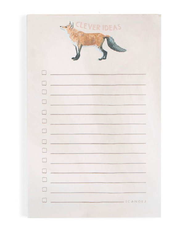 Clever Ideas Fox 4×6 To Do Notepad, 1 of 2