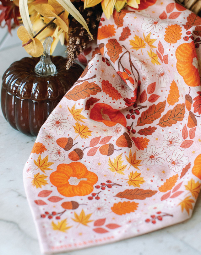 Pumpkin Patch Tea Towel, 2 of 4
