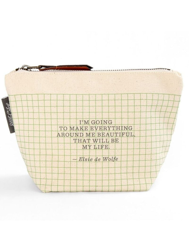 Beautiful Canvas Zip Pouch, 1 of 5
