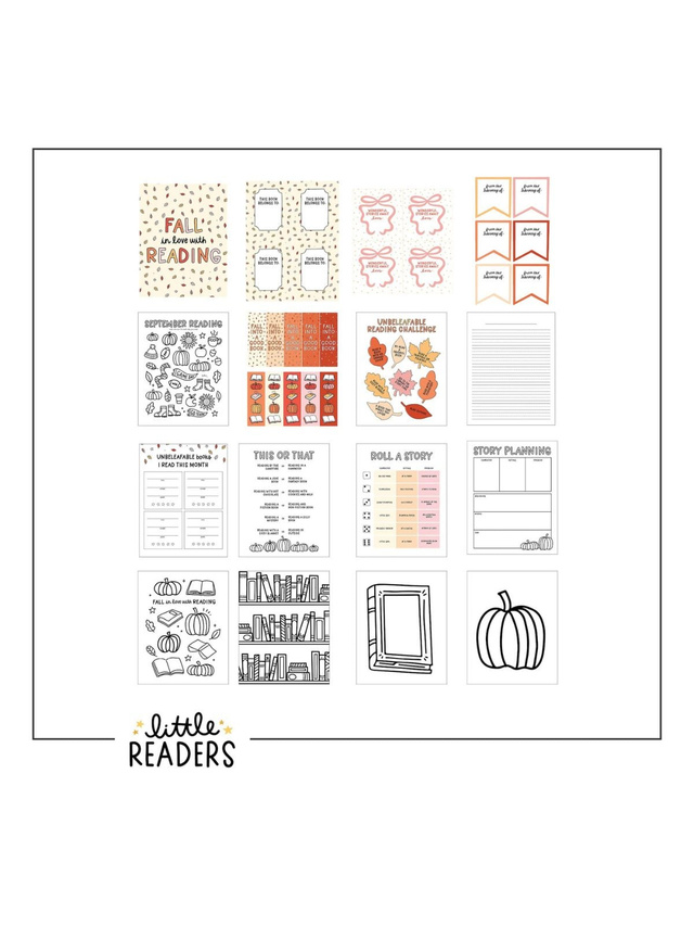 Fall Into A Good Book Little Readers Digital Bundle , 1 of 2