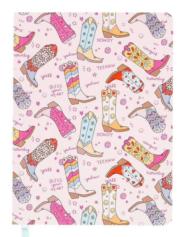 Western Cowgirl Boots Soft Flex Perfect Bound Journal, 1 of 4