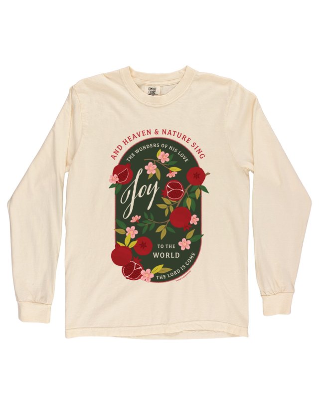Pomegranate Faith Long-Sleeve Tee - Ivory, 3 of 3