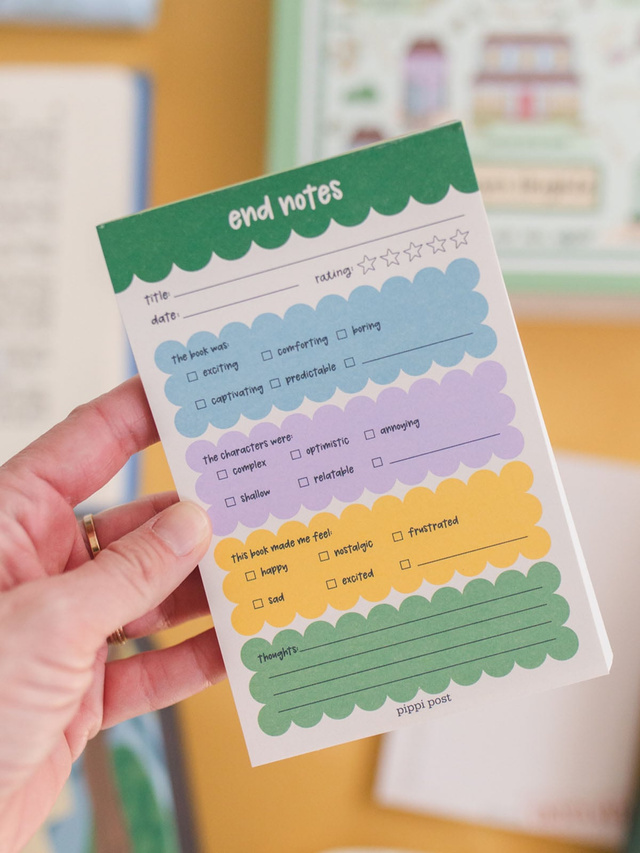 End Notes Book Reflection & Review 4×6 Notepad, 1 of 4