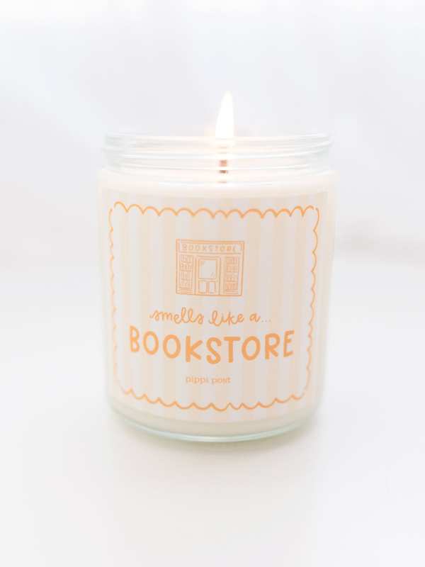 Smells Like a Bookstore Scented Soy Hand-Poured Candle, 2 of 5
