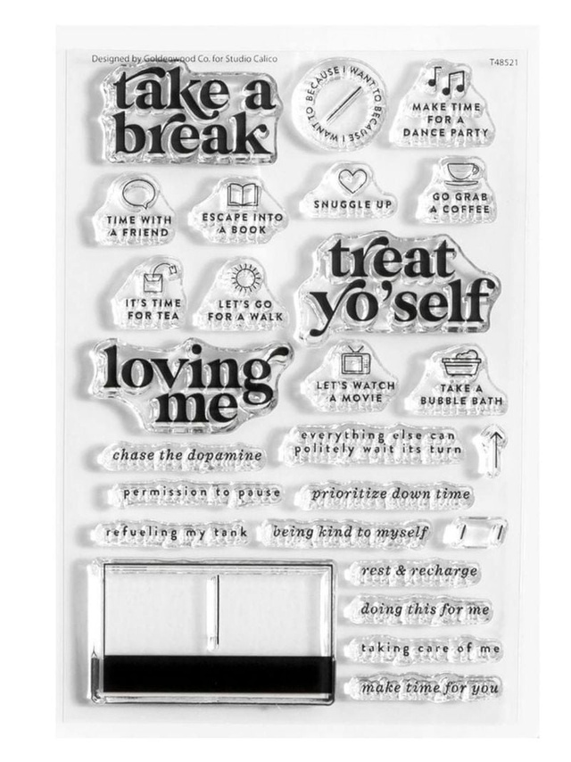 Stamp Set : 4×6 Take A Break, 1 of 3