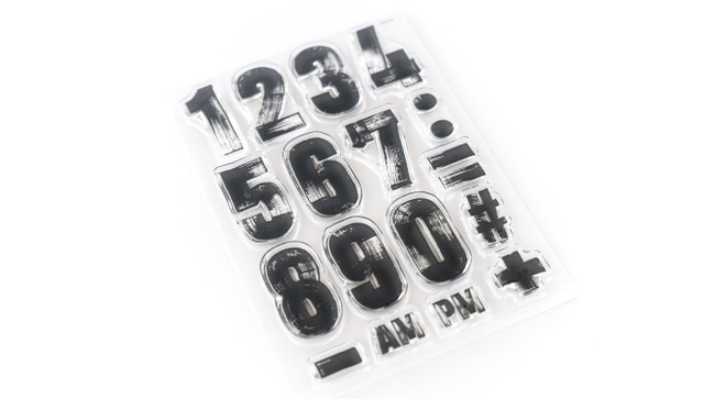 Numbers Are Awesome #7 4×6 Stamp Set, 2 of 2