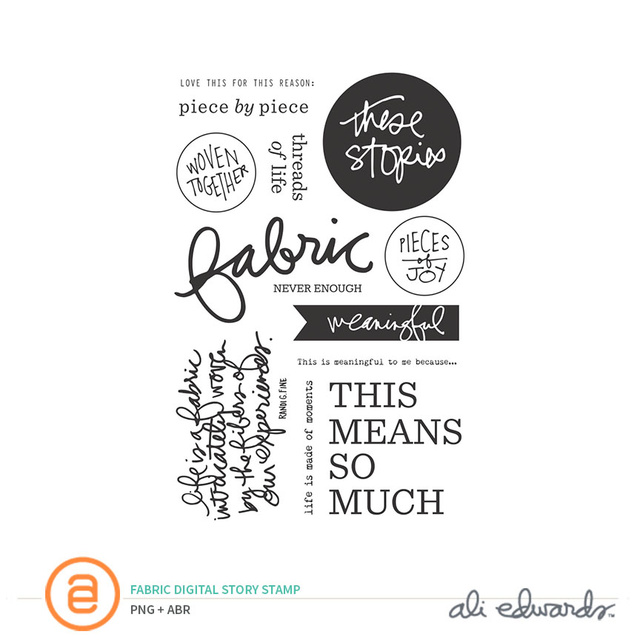 Fabric Digital Story Stamp™, 1 of 1