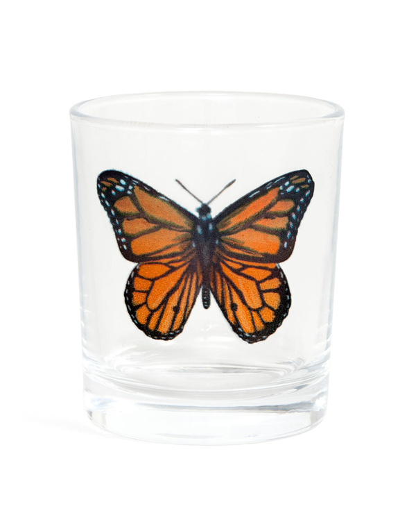 Monarch Butterfly Short Juice Glass, 4 of 4