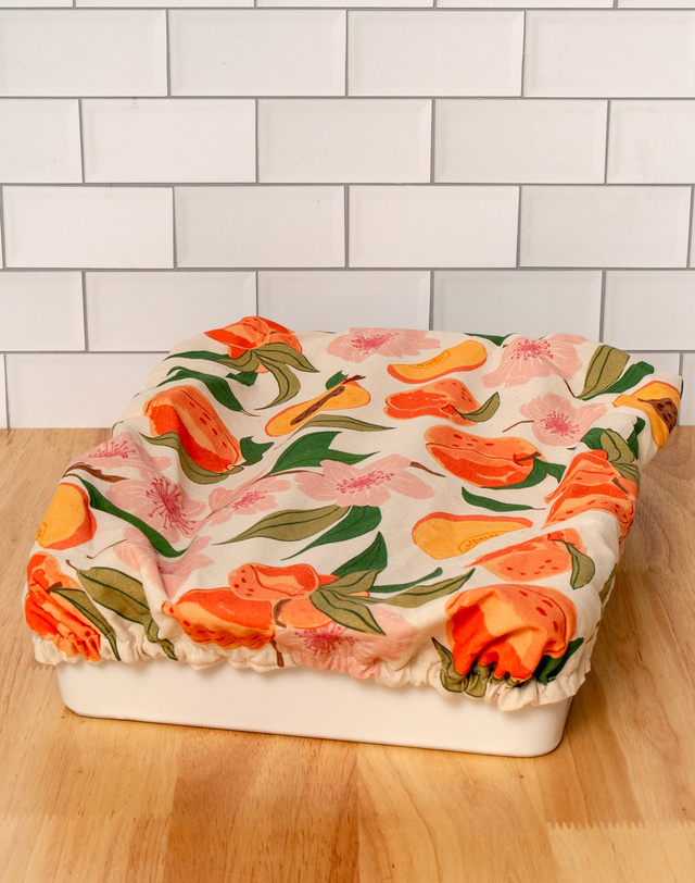 Peach Blossom Dish Cover, 1 of 3