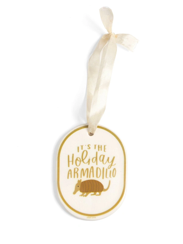 Holiday Armadillo Christmas Ornament, 4 of 4